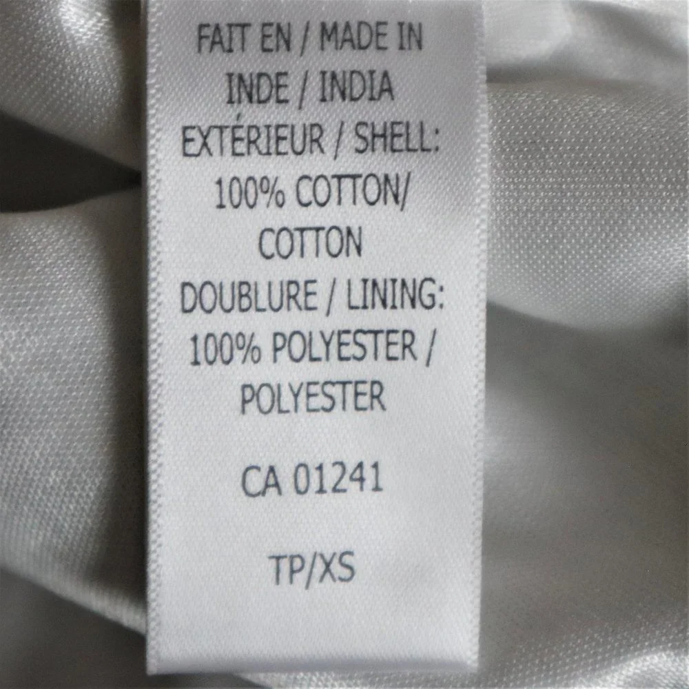 Navy, White, and Gold Sequined and Beaded Striped Mini Skirt - Picture 9 of 10